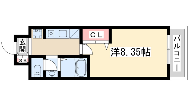 【間取り】 | モノロカーレ江坂