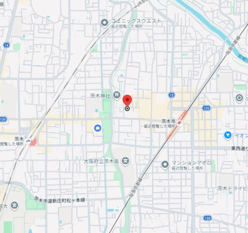 山崎マンション15の地図