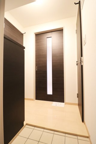 山崎マンション15の玄関
