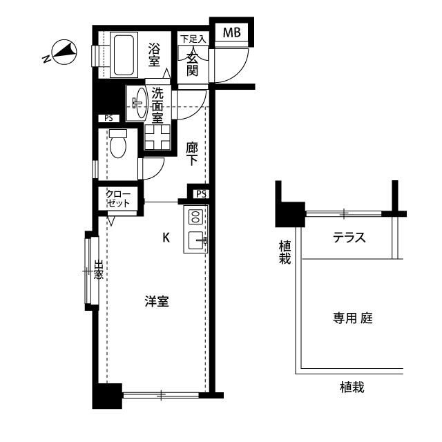 プレール中延の間取り
