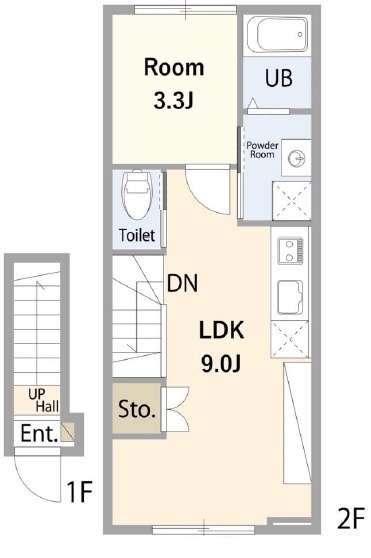 イリス糀谷の間取り|コンパクトですが使いやすい1LDK