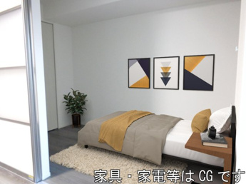 【洋室】 | 洋室【家具・家電はCG】