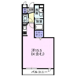 アンソレイエⅠの間取り