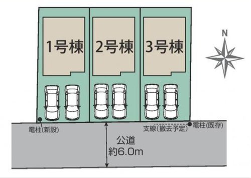 【Blooming Garden】国分寺市北町１丁目の区画図