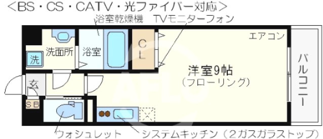 ブラービ阿波座の間取り|ブラービ阿波座　間取り