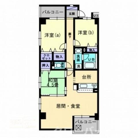 ＳＱｕａｒｅ今里の間取り|間取図