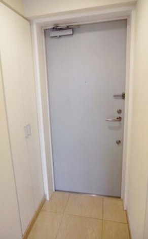 グランフォース町屋の玄関