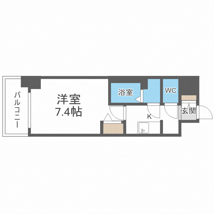 ファステート難波グランプリの間取り