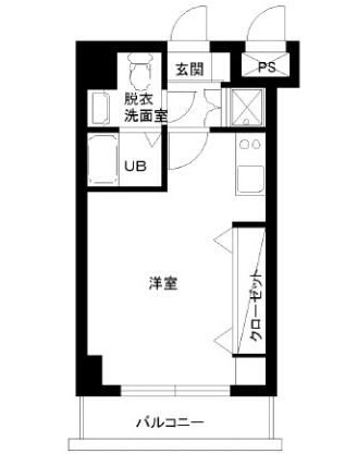 スカイコート両国壱番館の間取り|間取りです。