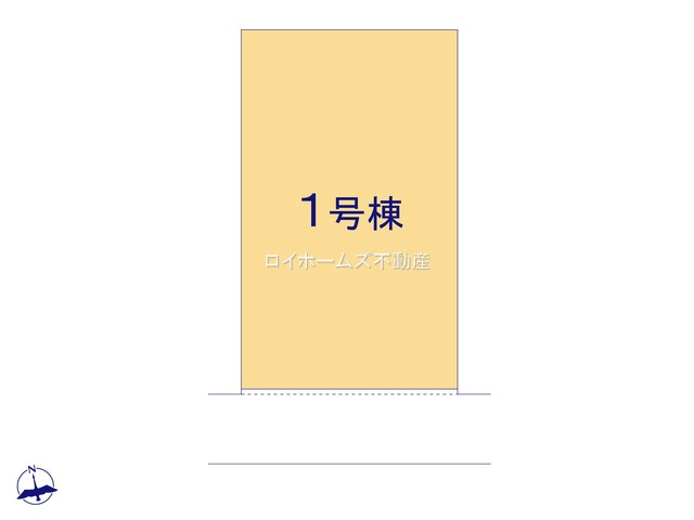 【区画図】 | 一宮市浅井町前野字薬師裏64『仲介料無料』新築戸建て | 1号棟