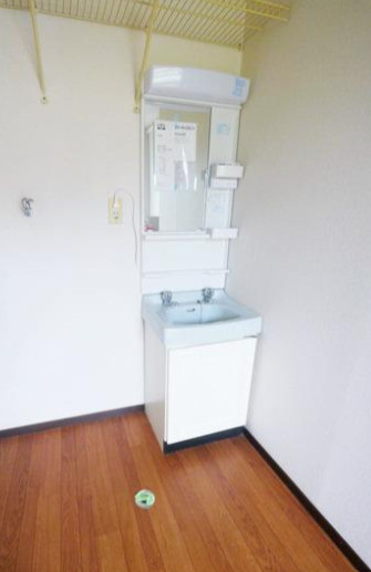 フラワーヒル東大宮C棟の独立洗面台