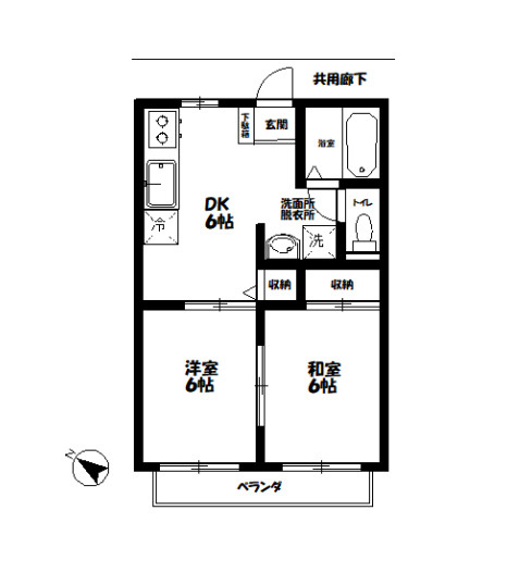 フラワーヒル東大宮C棟の間取り