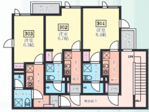 Lignum葛西の間取り