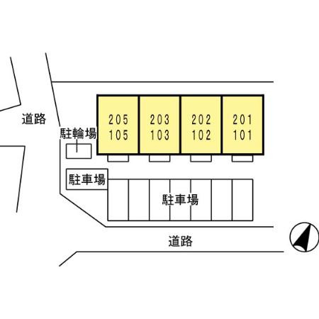 アークヴィラ【キャッシュバック対象】の区画図