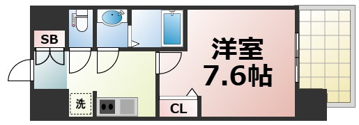 【間取り】 | アドバンス大阪城シュアーヴ　仲介手数料無料