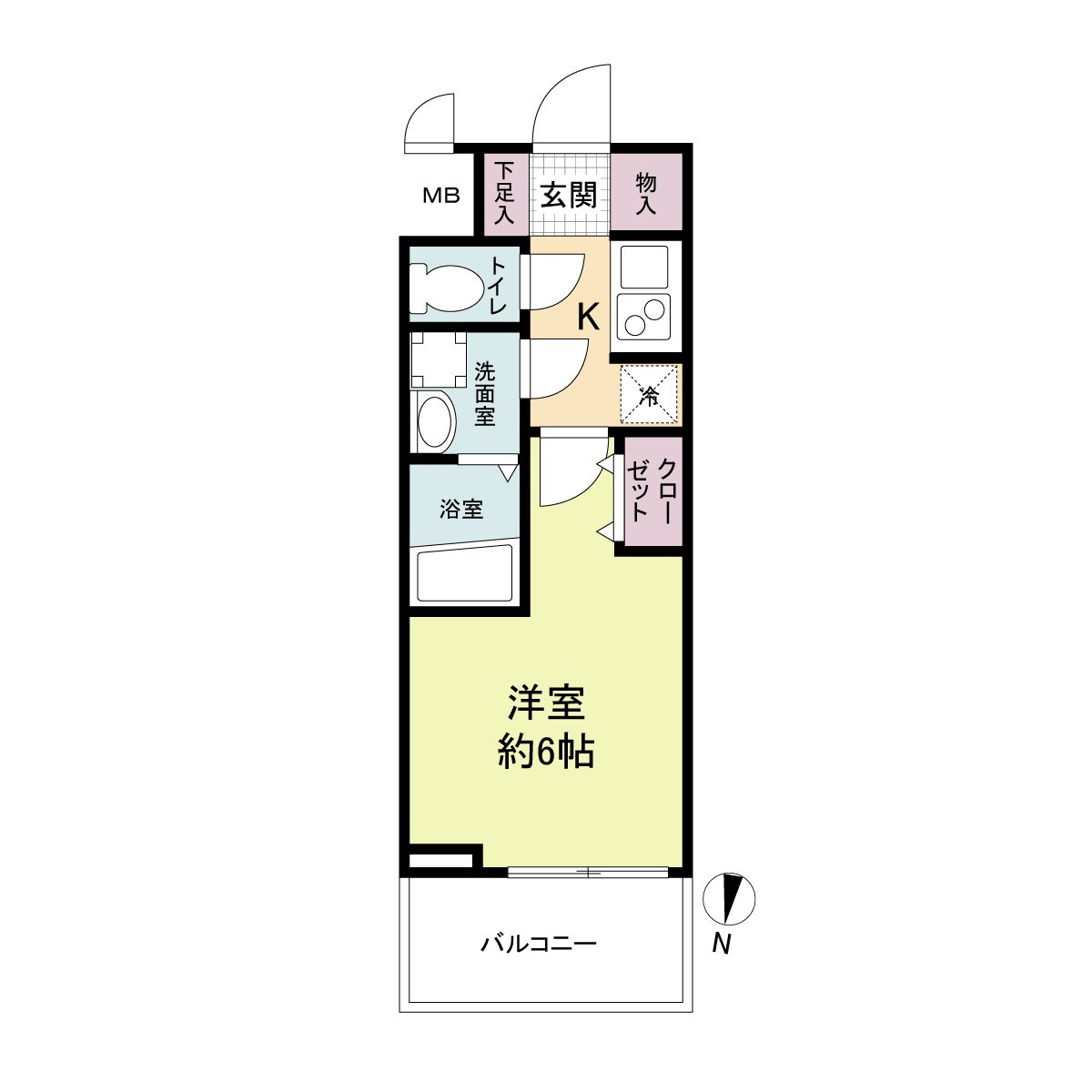 Ｍ－ＲＥＳＩＤＥＮＣＥ新大阪Ｇａｒｄｅｎの間取り