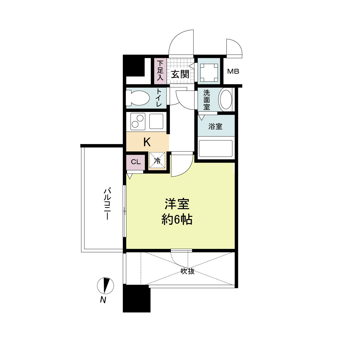 Ｍ－ＲＥＳＩＤＥＮＣＥ新大阪Ｇａｒｄｅｎの間取り