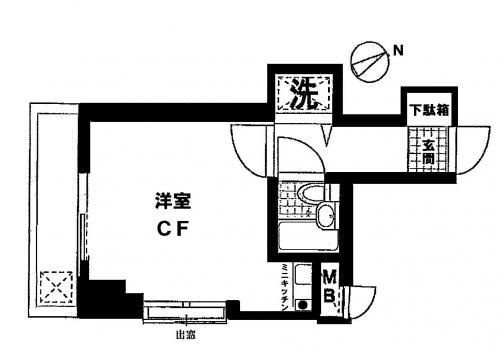 日興パレス南千住の間取り