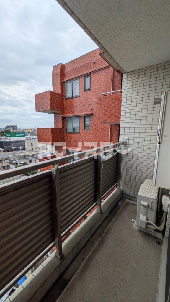 大和市中央５丁目の賃貸マンションのバルコニー