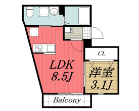【間取り】 | es本千葉
