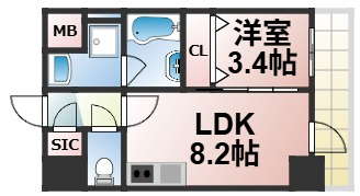 【間取り】 | リアライズ布施駅前　仲介手数料無料