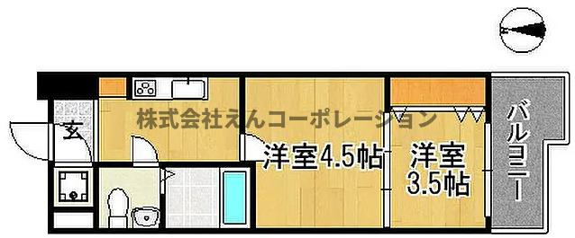 【間取り】 | ORIENT BLD　No.55　Wes-PROJECT  博多