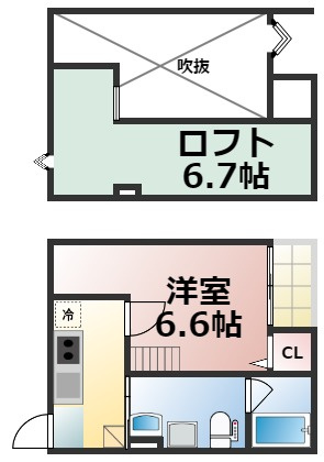 【間取り】 | クレセントコート　仲介手数料無料
