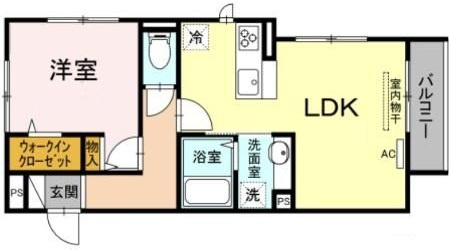 メゾン エル ブランシュの間取り|間取りです。