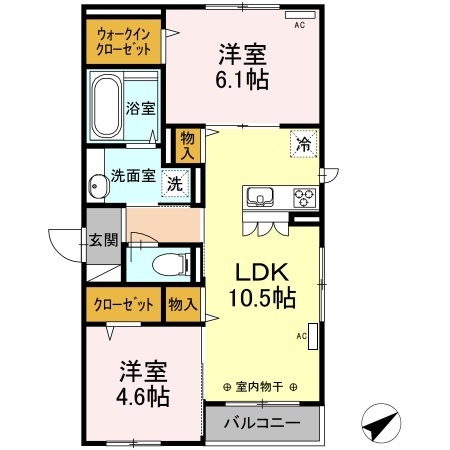 クレシェンテの間取り