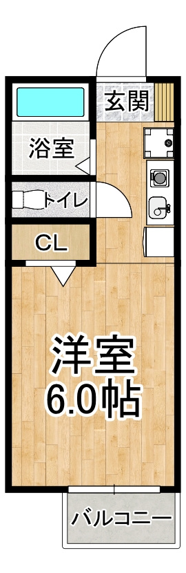 キャンパス本多聞の間取り|※間取りが現況と異なる場合は現況を優先します※