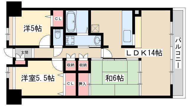 【間取り】 | 淀川ハイライフマンション
