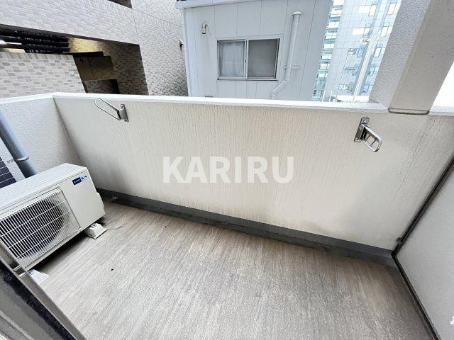 ラ・フォルム天満橋EASTのバルコニー