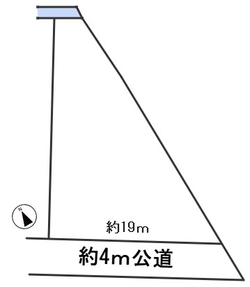 ６７４０８　岐阜市西川手9丁目土地の区画図