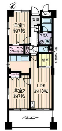 サングランパの間取り