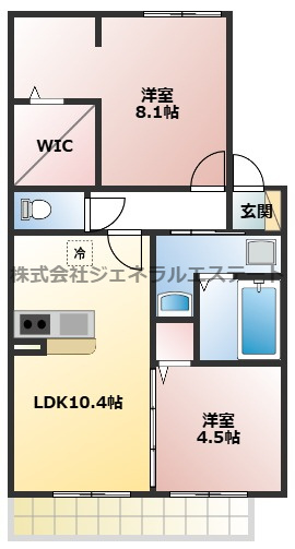 グランドゥール畷の間取り