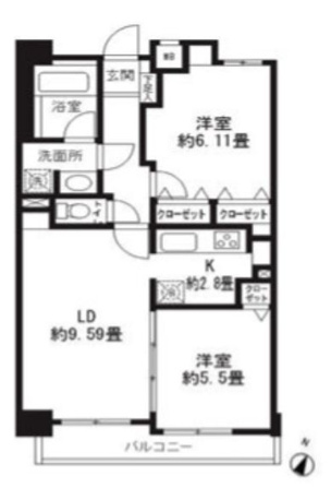 レジディア三軒茶屋Ⅱ