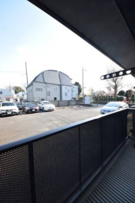 ドミール松庵　Aのバルコニー