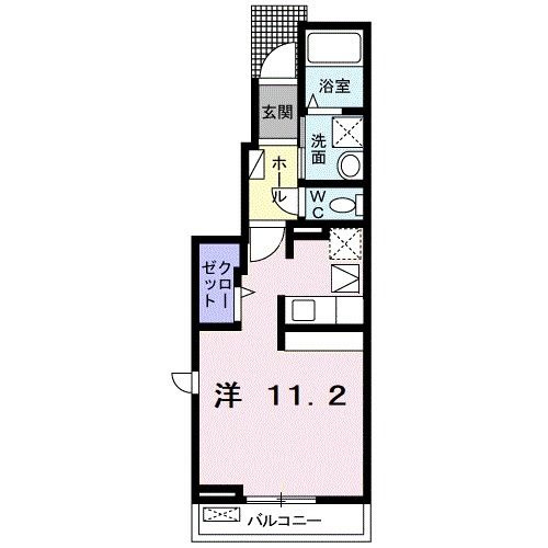 青波・Ｋ１００　　刈谷市近郊の賃貸はクラスホームの間取り