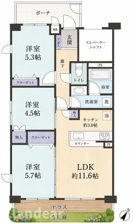 マイキャッスルお花茶屋の間取り|ドキドキの新生活も、安心してスタート。ぴったりの住まいを見つけませんか？クランディアが一緒に住まい選びをサポートします‼　まずは、お気軽にお問合せください　＃クランディア