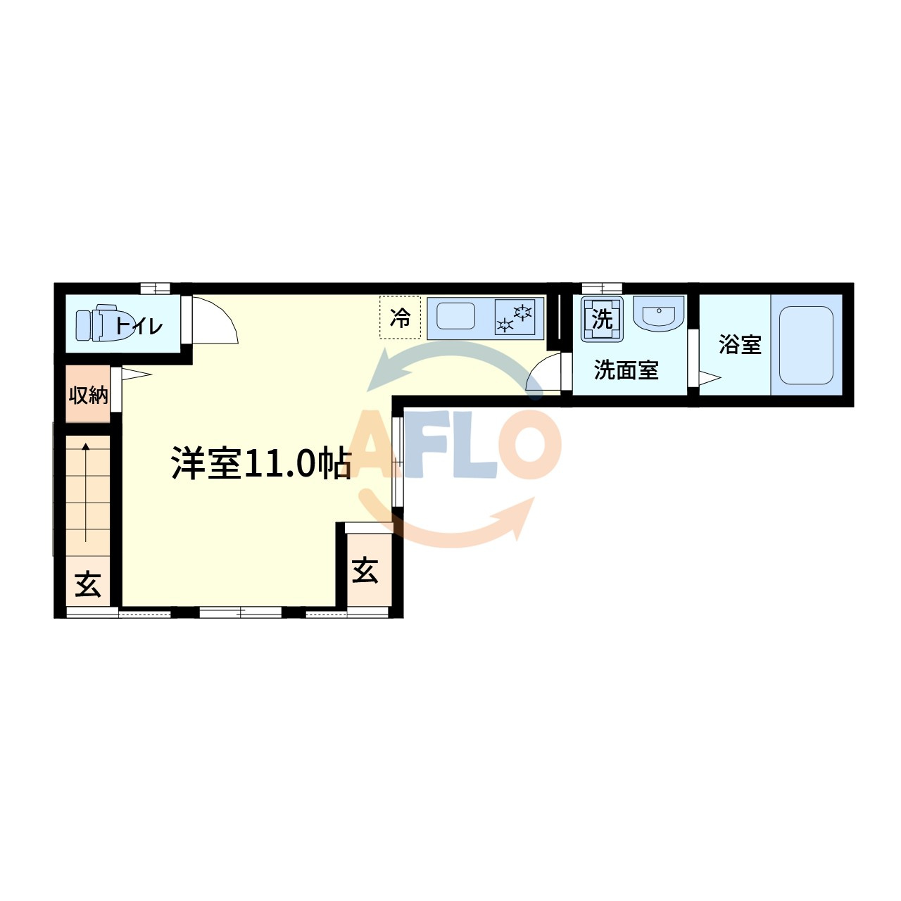 LIB 弁天町の間取り|LIB 弁天町　間取り