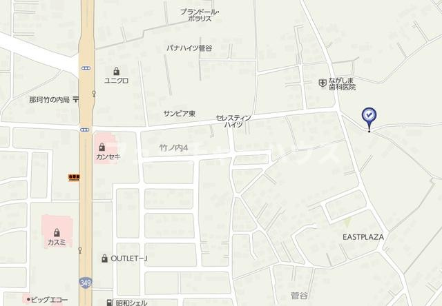 ガーデンハウス　オヤケの地図