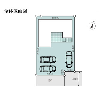 さいたま市北区東大成町二　1期　新築一戸建て　ジオヴィスタ　01の区画図|1号棟