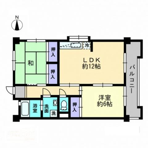 コーポニューデリの間取り|間取図