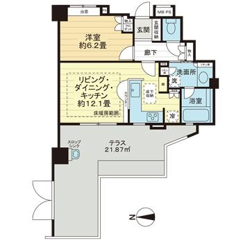 ライオンズシティ中野ファーストの間取り