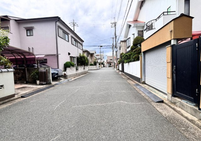 【前面道路含む現地写真】 | 八尾市沼一丁目　新築戸建
