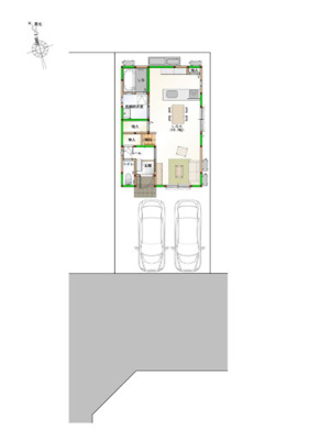 【区画図】 | 八尾市沼一丁目　新築戸建