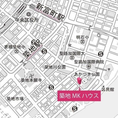 【地図】 | 築地MKハウス