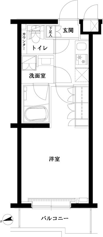 ルーブル高島平弐番館 の間取り|間取りです。