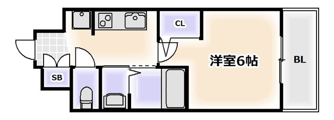 【間取り】 | エステムコート難波WEST-SIDⅨレデント