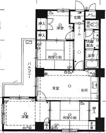 大手前ヒルズの間取り